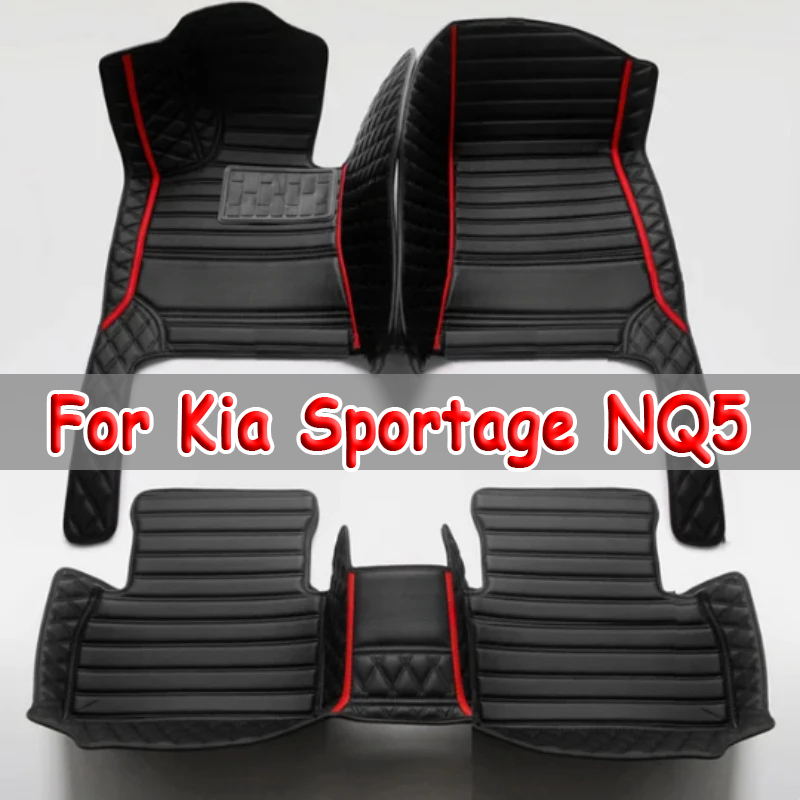 車のフロアマット起亜 Sportage NQ5 2023 2024 2025 7eat 防汚車のフロアカーペットマット Tapetes パラ Carro カーアクセサリー