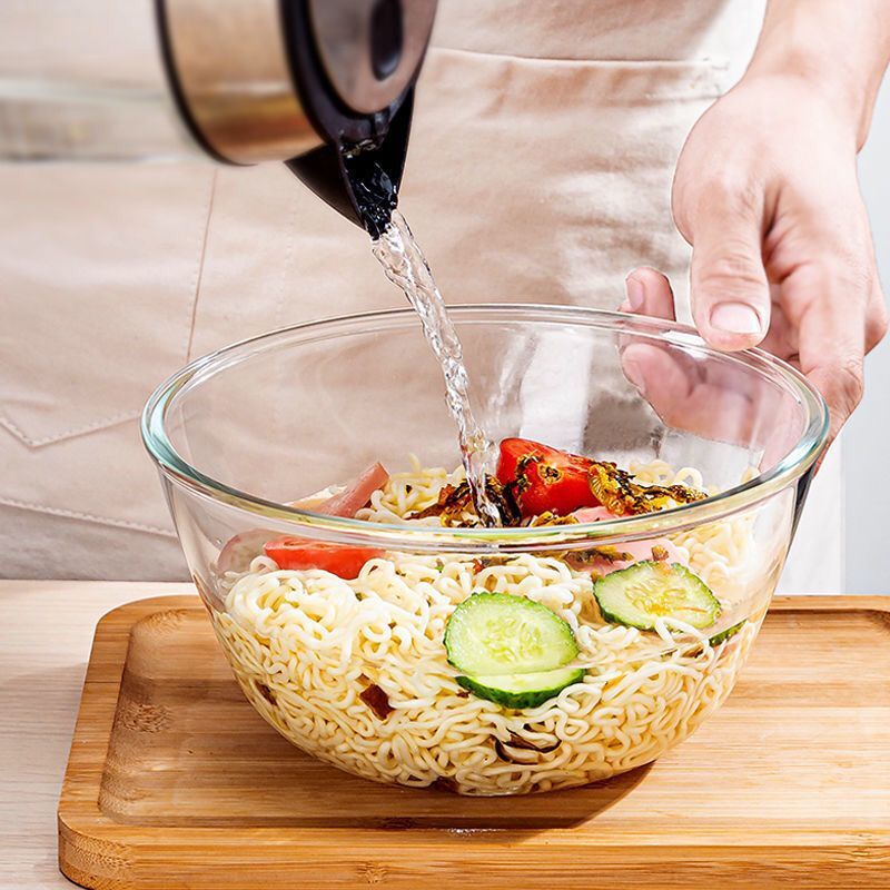 ストレージボウル、朝食スナック、フルーツコンテナ、テーブルトップデコレーション、ガラスディナープレート、食器、グリーンフード、サラダ、ラーメン、