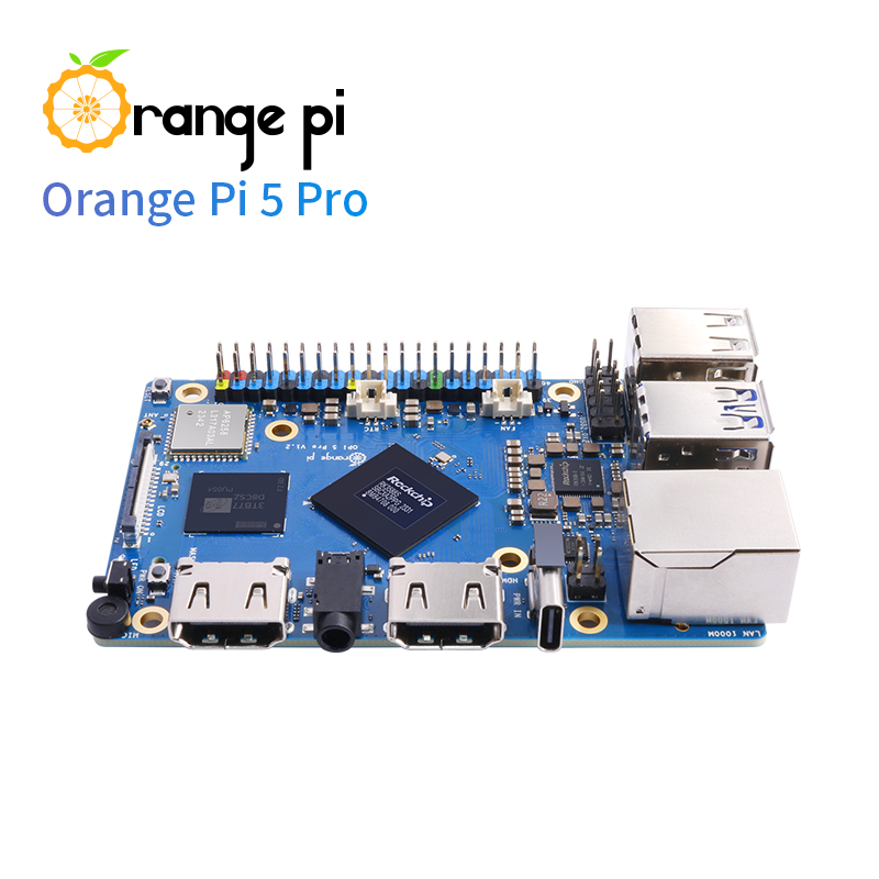 オレンジ Pi 5 Pro 8GB RK3588S LPDDR5 ミニ PC シングルボード コンピューター