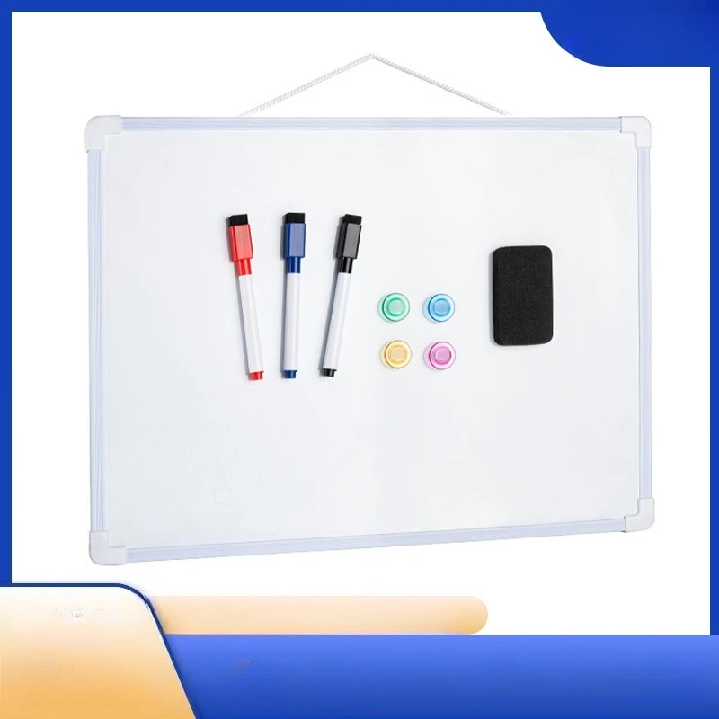 オフィスや家庭用落書き風イラスト用マグネット式壁掛けメモ帳、両面消せるホワイトボード