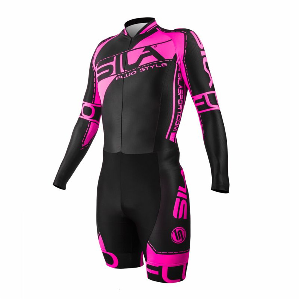 Sila 子供と青少年長袖トライアスロンスキンスーツサイクリングスーツバイクジャージジャンプスーツ MtbCiclismo スピードスケートスーツ
