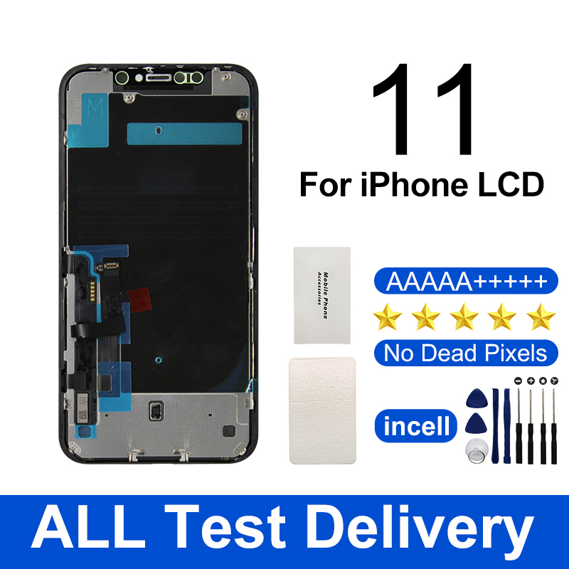 AAAA OLED LCD iPhone 11 用ディスプレイタッチデジッツァ iPhone 11 液晶工場からの良質の価格画面の交換部品