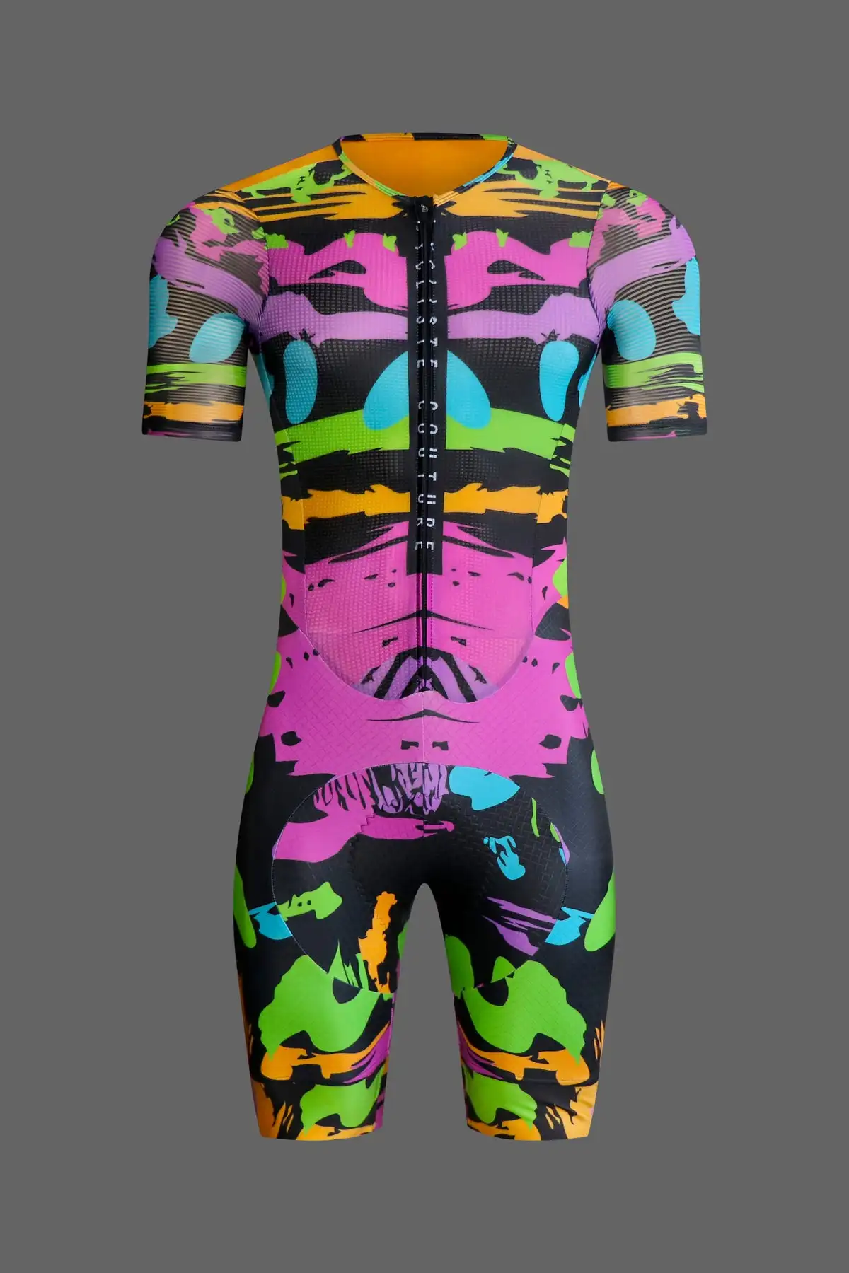 New Chaise Men's Cycling Skinsuit Triathlon Cycling Road Race Uniforms Suit Ropa Ciclismo Maillot Short Sleeve Pro Team Jumpsuit