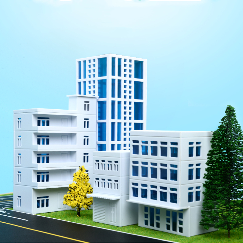 1/150 N スケールジオラマモデル建築建物家屋外都市鉄道レイアウト街路建物シーン模型玩具ギフト