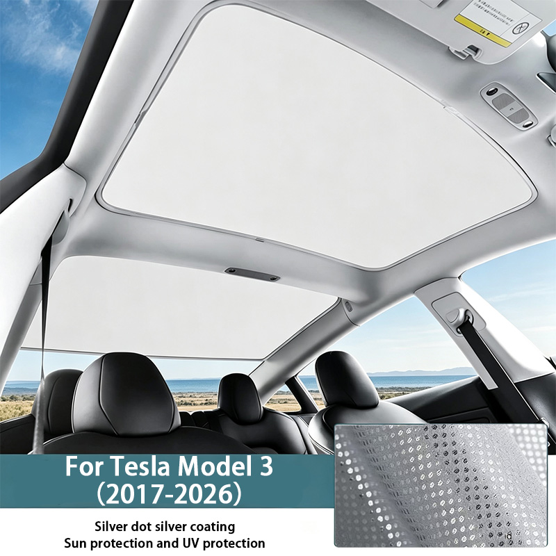 Tesla Model 3 旧バージョン用サンルーフ サンシェード