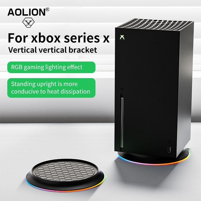 Xbox Series X コンソール用新型垂直冷却スタンドホルダー RGB ベーススタンドブラケット Xbox ホストコンソールアクセサリー