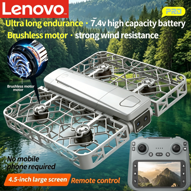 Lenovo S161 MAX ブラシレス ドローン 折りたたみ式 RC クアッドコプター ジェスチャー付き 写真ビデオ録画 ヒューマノイド追跡 ヘッドレスモード