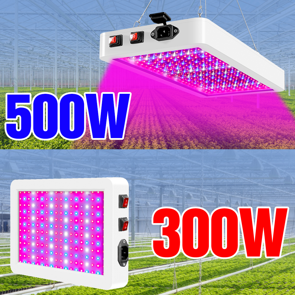 500 ワット 300 ワット LED 成長ライトフルスペクトル植物ランプ温室テントグローボックス屋内花の種子野菜水耕栽培
