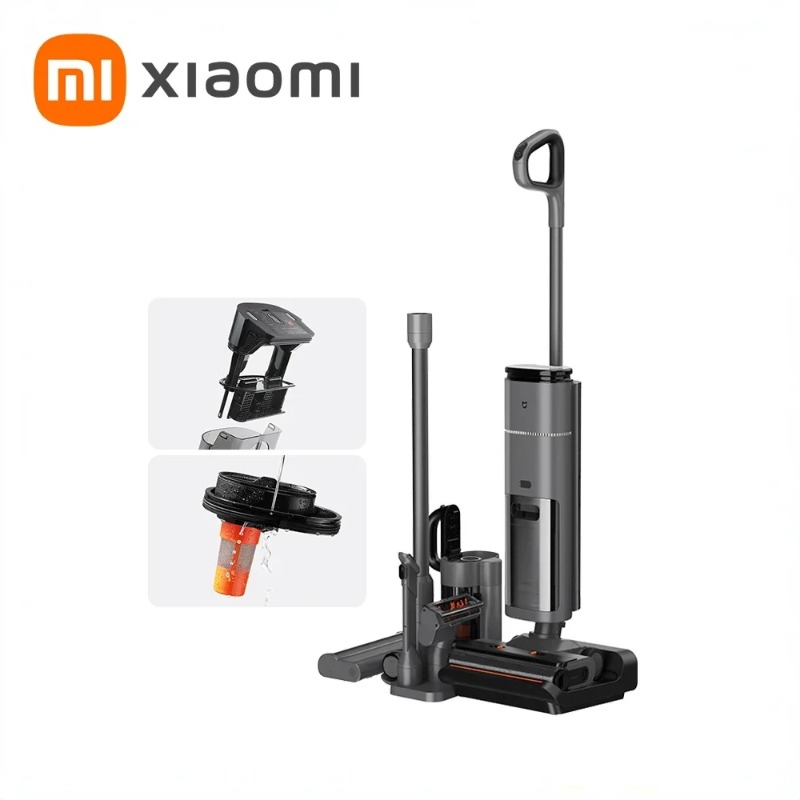XIAOMI MIJIA 3Max ワイヤレスフロアスクラバー、掃除とモップ掛け、平らに寝て、洗濯、乾燥、掃除機をかけ、ダニを除去