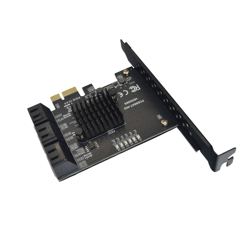 PCIE - SATAカード 6ポート SATA 3 PCI Express拡張カード PCI-E/PCIE SATAコントローラー マルチプライヤー SSD用 Synology ASM1166チップ搭載