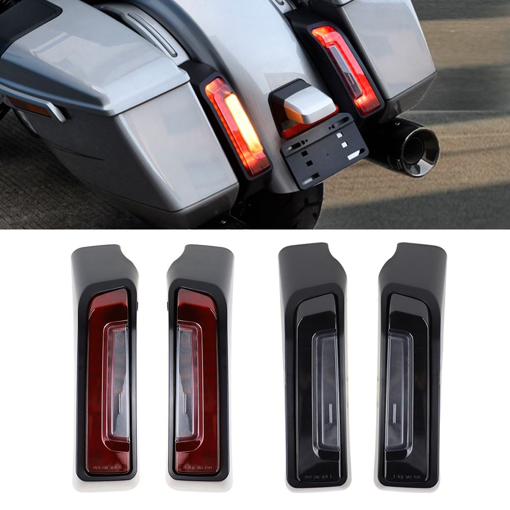 LED サドルバッグ テールライト リアフェンダー ライト ターンシグナル DRL ロードグライド ストリート グライド 2024 CVO 2023-2024用