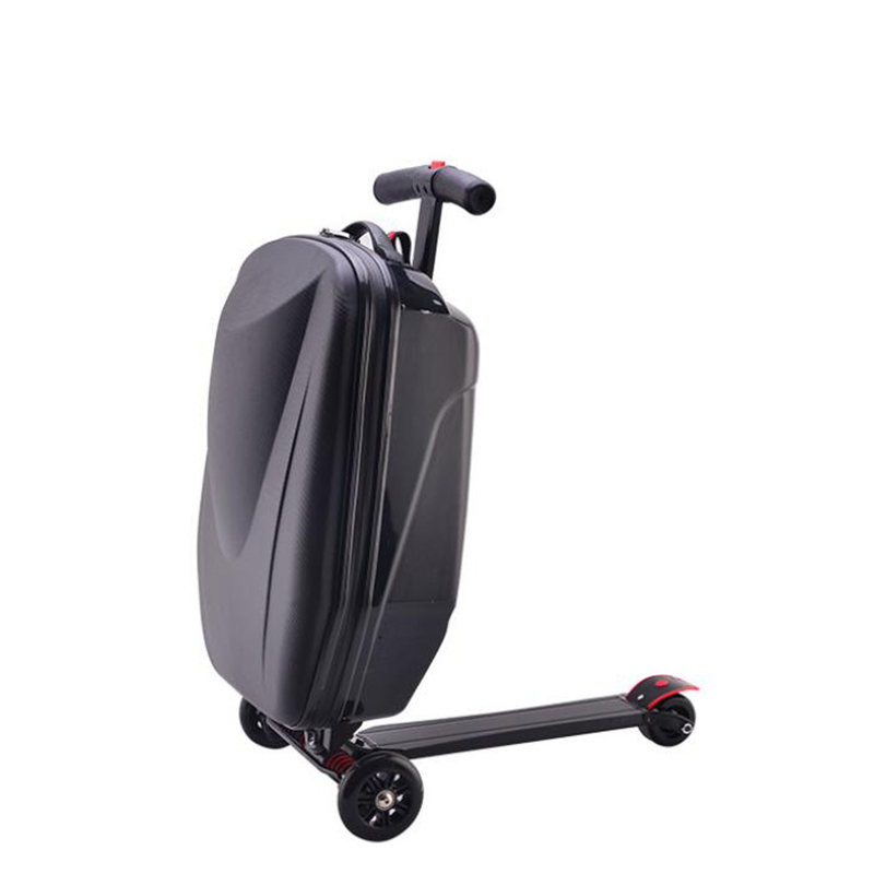Carrylove 21 インチ 大人用スクーター 荷物 キャリーオン ローリング スーツケース レイジー トロリー バッグ 車輪付き