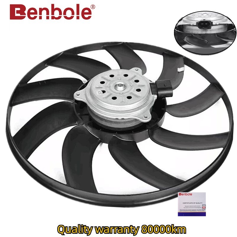 Left Engine Cooling Fan OEM 8K0959455K,8K0959455G,8K0959455T For AUDI A4 B8 A5 S5 2008-16,A6 C7 S6 2011-18,A7 2010-16,Q5 2008-17