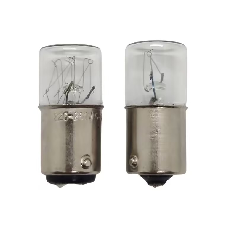 10 個 10 ワット 24 V 110 V 220 V シングル二重接点タングステンフィラメント電球 BA15S BA15D 工作機械計器インジケータ電球