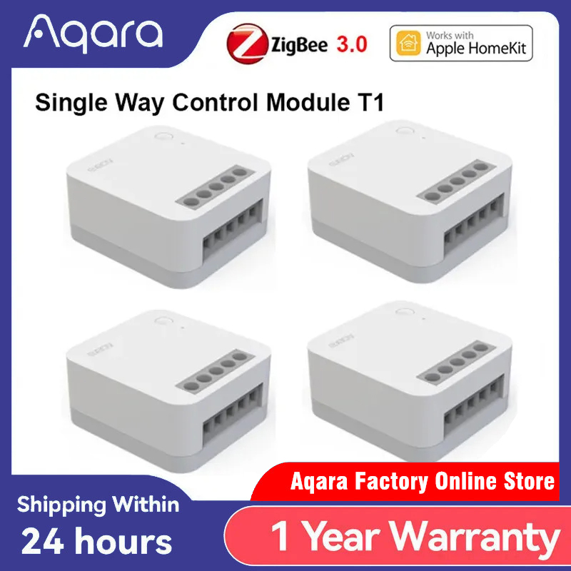 Aqara シングルチャンネルリレーコントローラ T1 スイッチモジュール Zigbee 3.0 ニュートラルスマートホームタイマー付き/なし リモコンホームキット