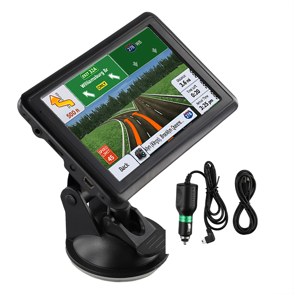 2024 新 5 インチ GPS ナビゲーターデバイス 8 ギガバイト 128 メガバイト車のトラックナビゲーション英国地図 GPS ナビゲーターカーアクセサリー