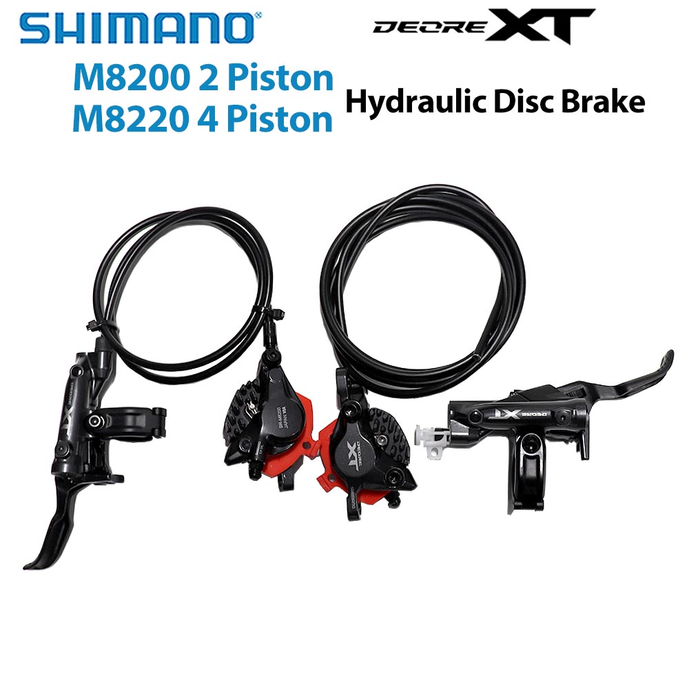 シマノ Deore XT M8200 M8220 油圧ディスクブレーキセット 2 ピストン 4 ピストン MTB ブレーキ BL-M8200 BR-M8200 BR-M8220 オリジナル