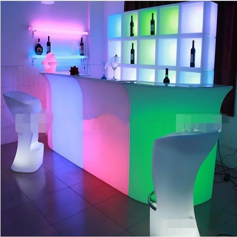 新しい LED 発光ワインディスプレイケース 40 センチメートル 16 インチ光るキューブシートチェア防水アイスバケツ充電式ナイトクラブバーキャビネット