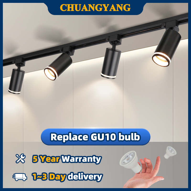 110v 220v LED トラックランプ GU10 トラックライト交換可能な電球スポット照明器具店舗キッチンリビングルーム屋内飾る