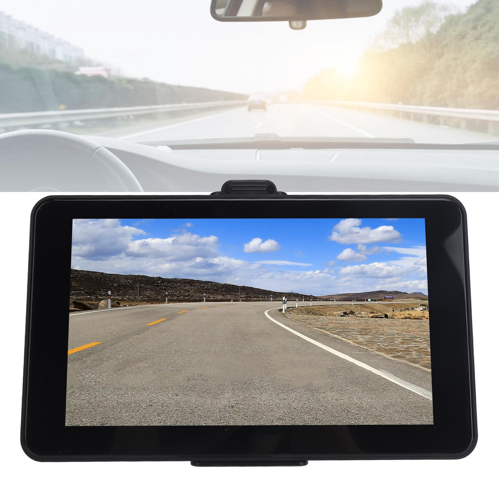 GPS ナビゲーター 7 インチ FM 送信ポータブル Gps ナビゲーション 2D 3D 計画車救急車バスタクシートラック