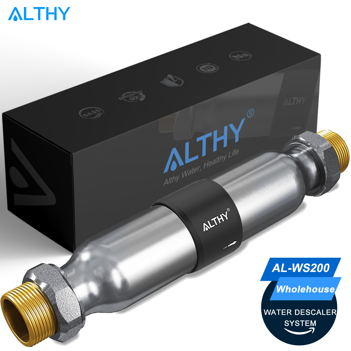 ALTHY AL-WS200 家全体の水デスケーラースケール抑制柔軟剤システム大流量抗水垢腐食