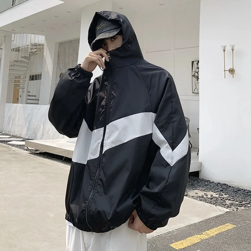 男性新しい日焼け防止服夏用超薄型通気性ジャケット超軽量作業服屋外キャンプ薄型ジャッケ