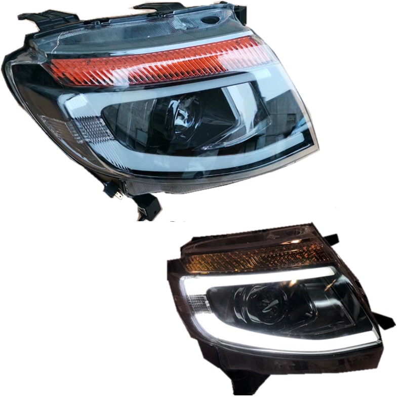 フロント LED ヘッドランプランプライトオートターンシグナルライトフォードレンジャー T6 2012-2014 ピックアップ車のヘッドランプライトに適合
