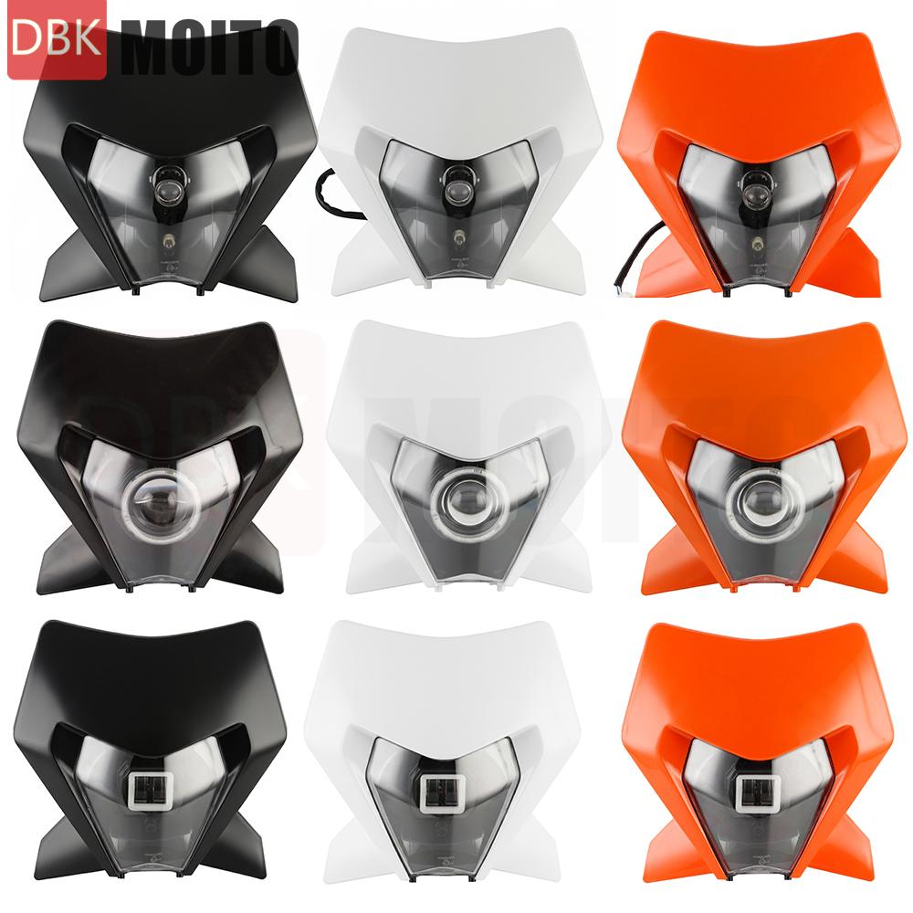 オートバイのヘッドランプヘッドライトアセンブリ EXC EXC-F XC-W XCF-W XW-F 150 250 300 450 500 ダートバイクエンデューロヘッドライト