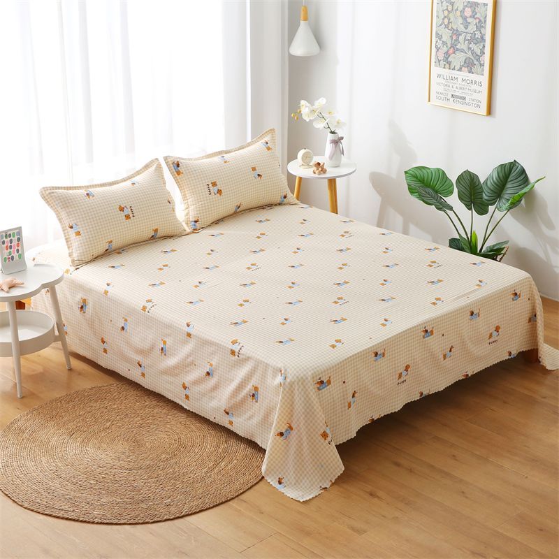 100％ピュアポリッシュモデル、クリアランス肌に優しいシーツ、シングル 寮用 150×200 家庭用 200×230 ダブルシーツ