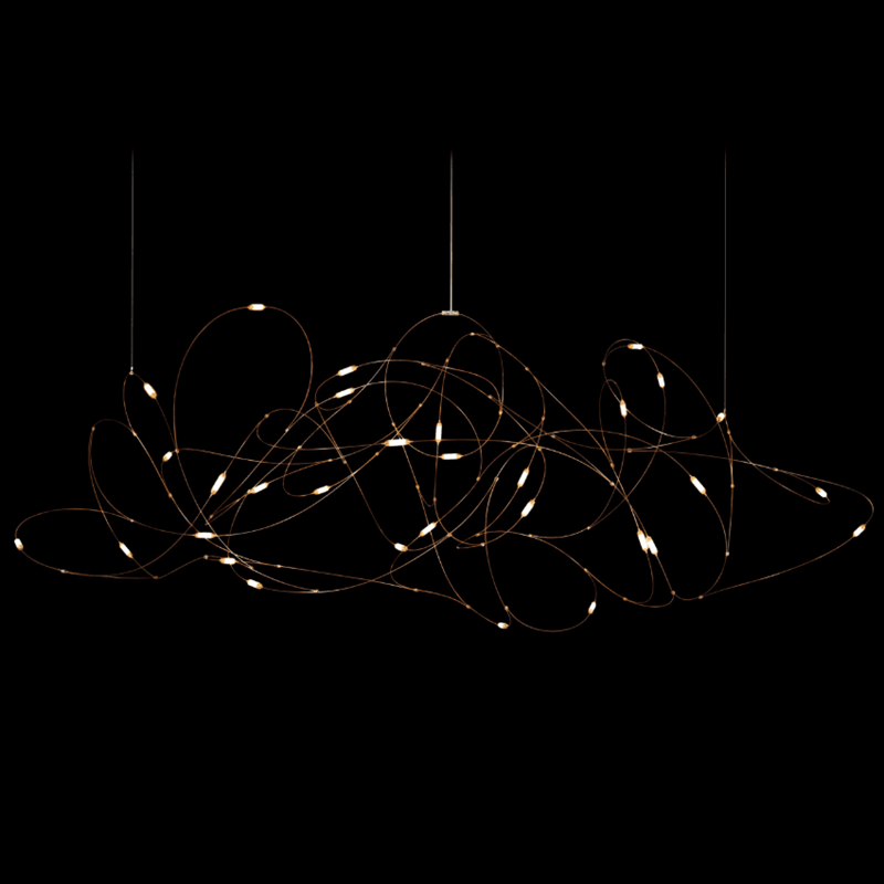 Moooi Flock Firefly Chandelier Designer Minimalist Chandelier for Kitchen Hanging LED Lights Luxury Hanging Dining Room Lights