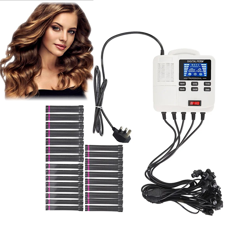 ヘアパーマ機美容室理髪店デジタル LCD ディスプレイプロフェッショナルホットヘアパーマ装置