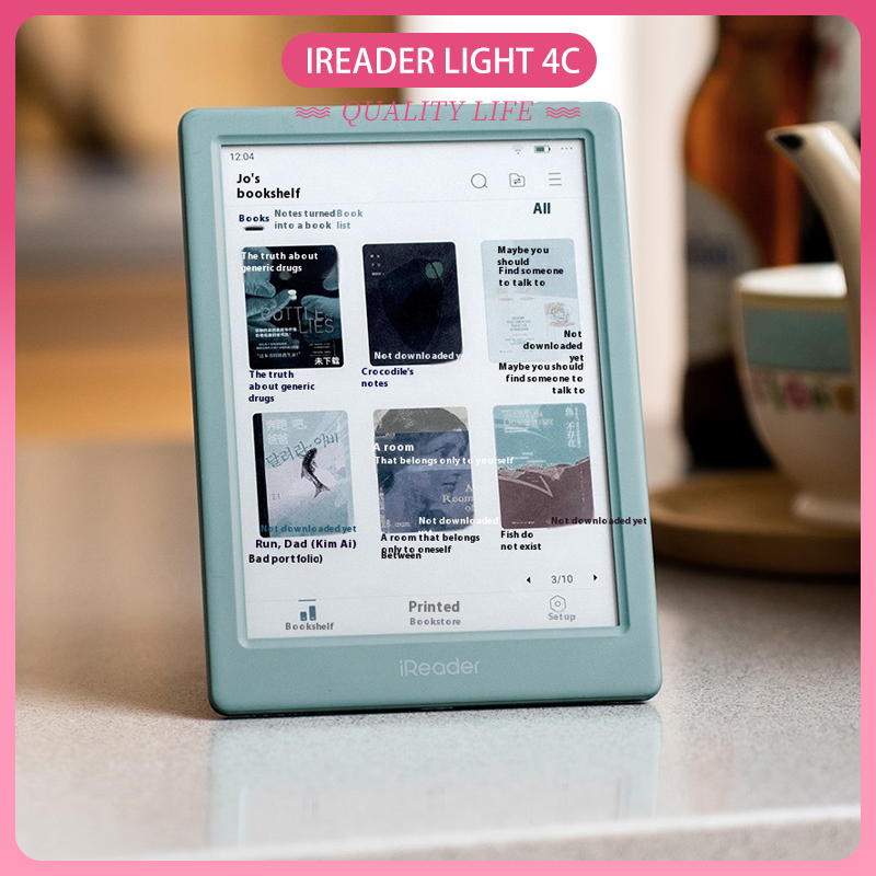 オリジナル iReader ライト 4C 電子ブックリーダー EInk スクリーン 6 インチ 300PPI BW 150PPI カラーリーダー 1800mAh 目の保護電子ブックリーダー