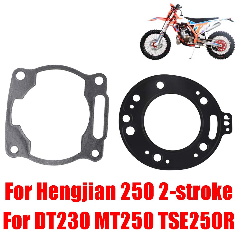 ヤマハ DT230 Loncin MT250 キュー GPX TSE250R TSE 250 R オートバイ部品エンジンシリンダーガスケットシールガスケット Hengjian 250