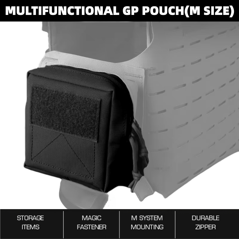 アウトドア 多機能 GP バッグ Mサイズ MOLLE GP 収納バッグ ベルトやベルトに使用