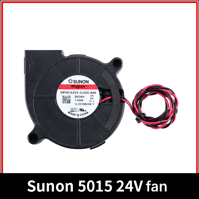 Sunon 3D プリンタ送風ファン 5015 24 V 0.41A ダブルベアリングファン遠心 DC 冷却ターボファン 5015S Voron Stealthburner