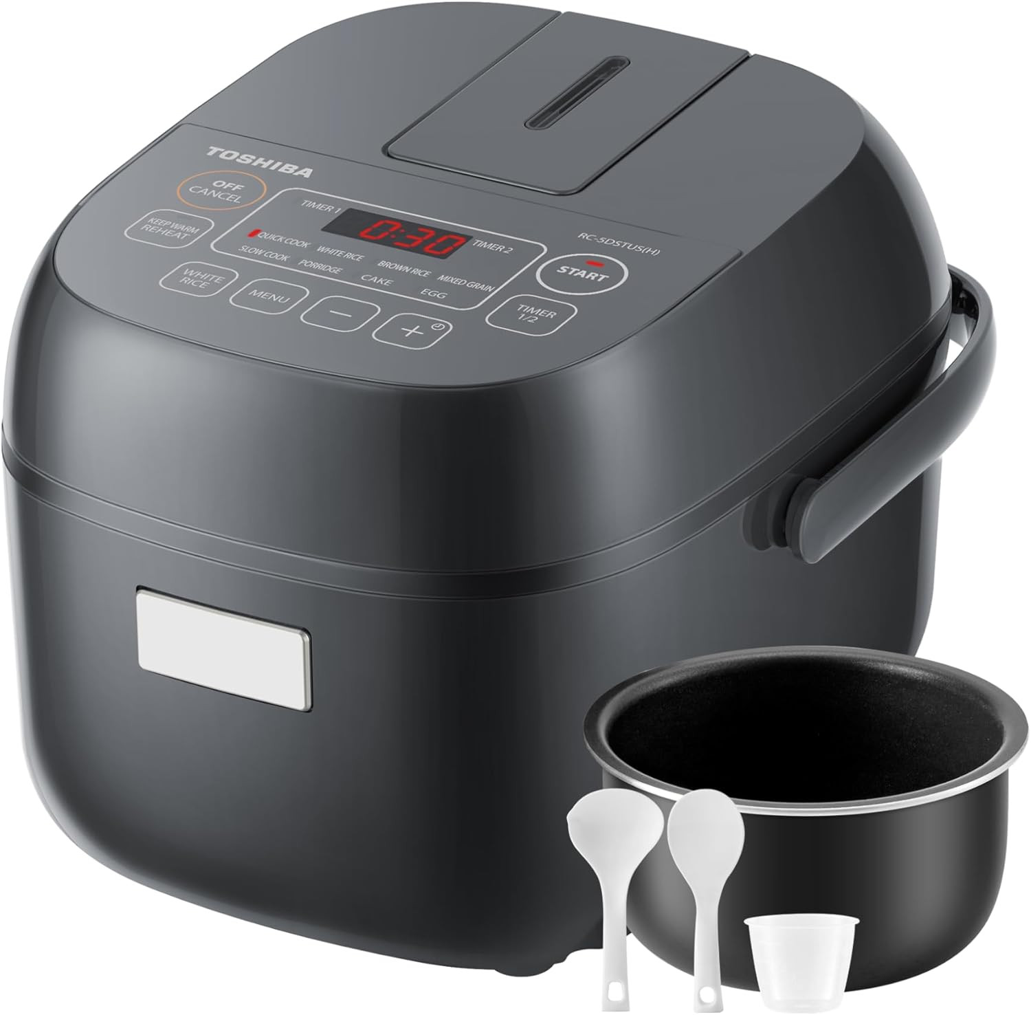 LCDディスプレイ付き3合炊飯器