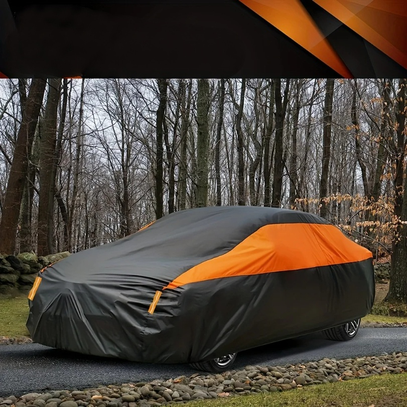 車カバー屋外防水日雨雪保護 UV オートカバーユニバーサル SUV/セダン 190T 車保護フルカバー