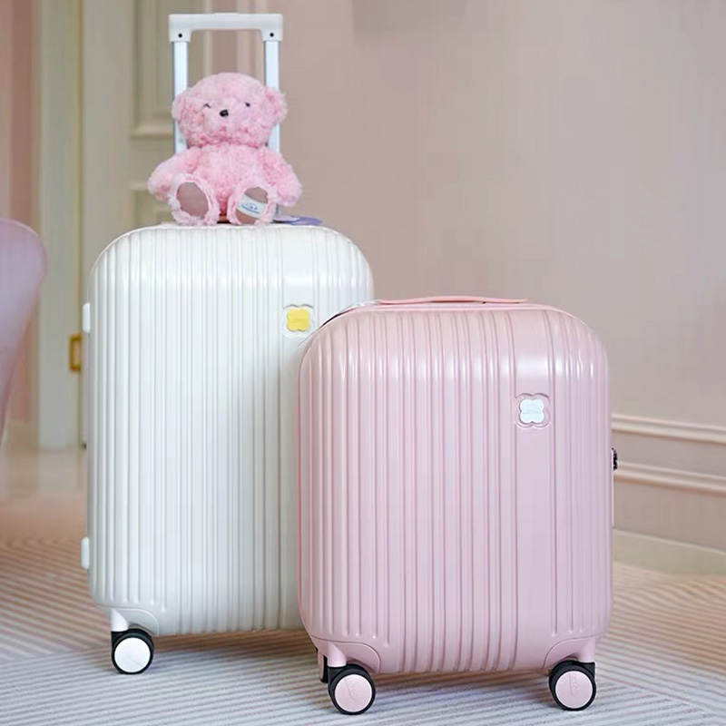 子供用荷物 18 インチ軽量キャビンスーツケース 女の子と男の子用 学生トロリーパスワードケース USBカップホルダー付き