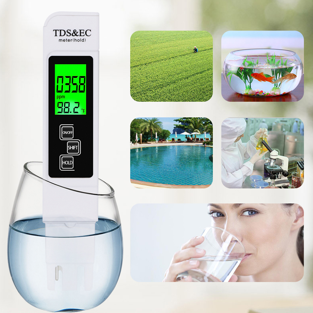 水硬度試験器 EC TDS テスター 水族館プール純度 PH メーター