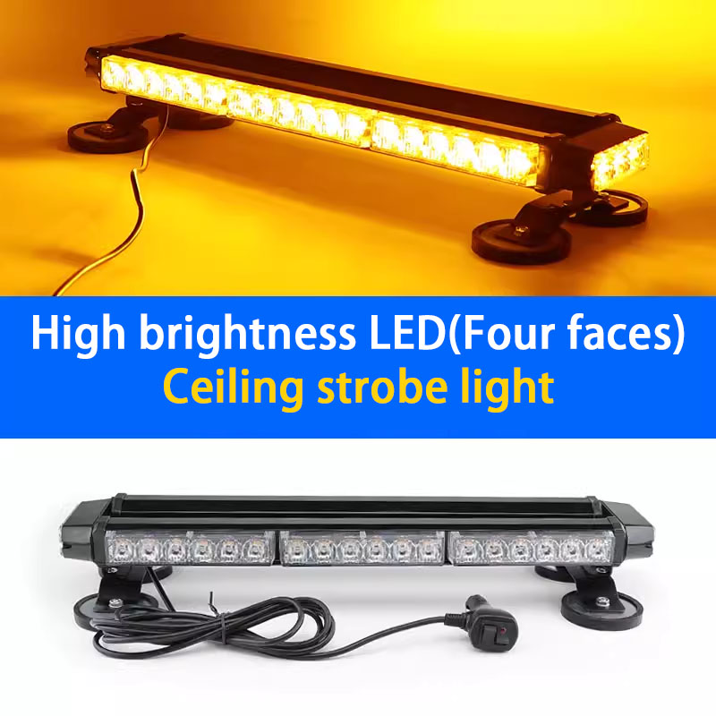 アンバーホワイトレッドブルー 32 "38" 44" 50" レッカー車車両警察 LED ストロボ警告ライトバーオレンジビーコン点滅ランプ 26 モード