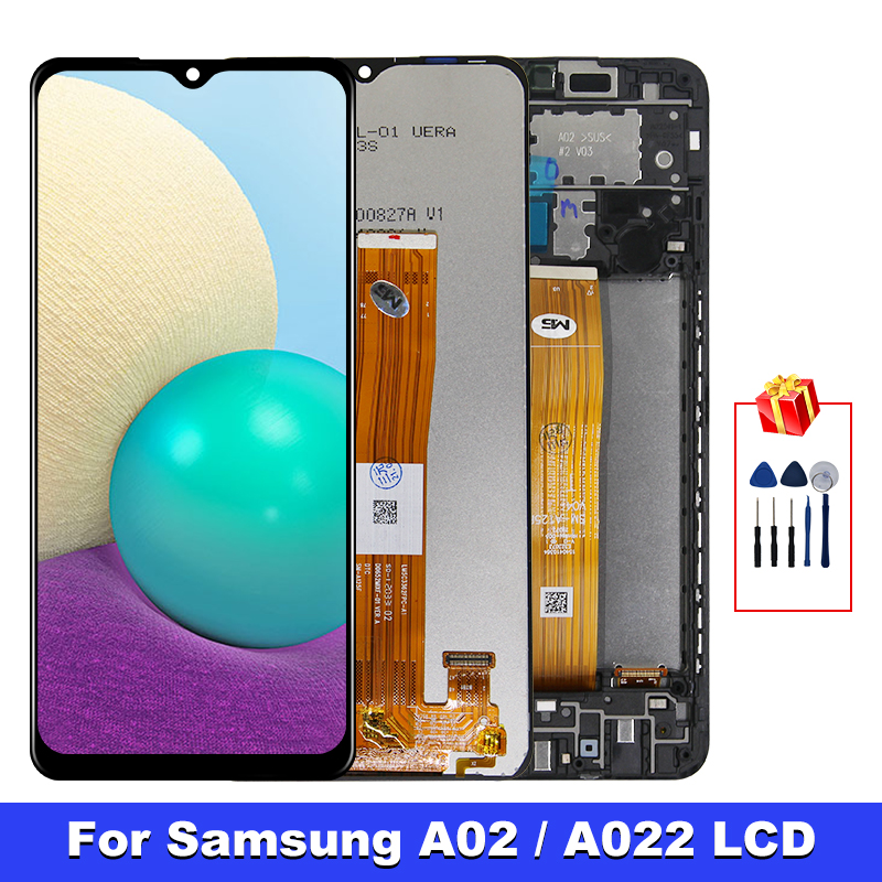 6.5 インチ IPS サムスンギャラクシー A02 SM-A022 液晶ディスプレイタッチスクリーンデジタイザギャラクシー A022F/DS A022M A022M/DS 交換部品