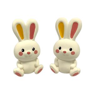 かわいい歯固めうさぎの天然ラテックス製ベビー歯固めおもちゃ