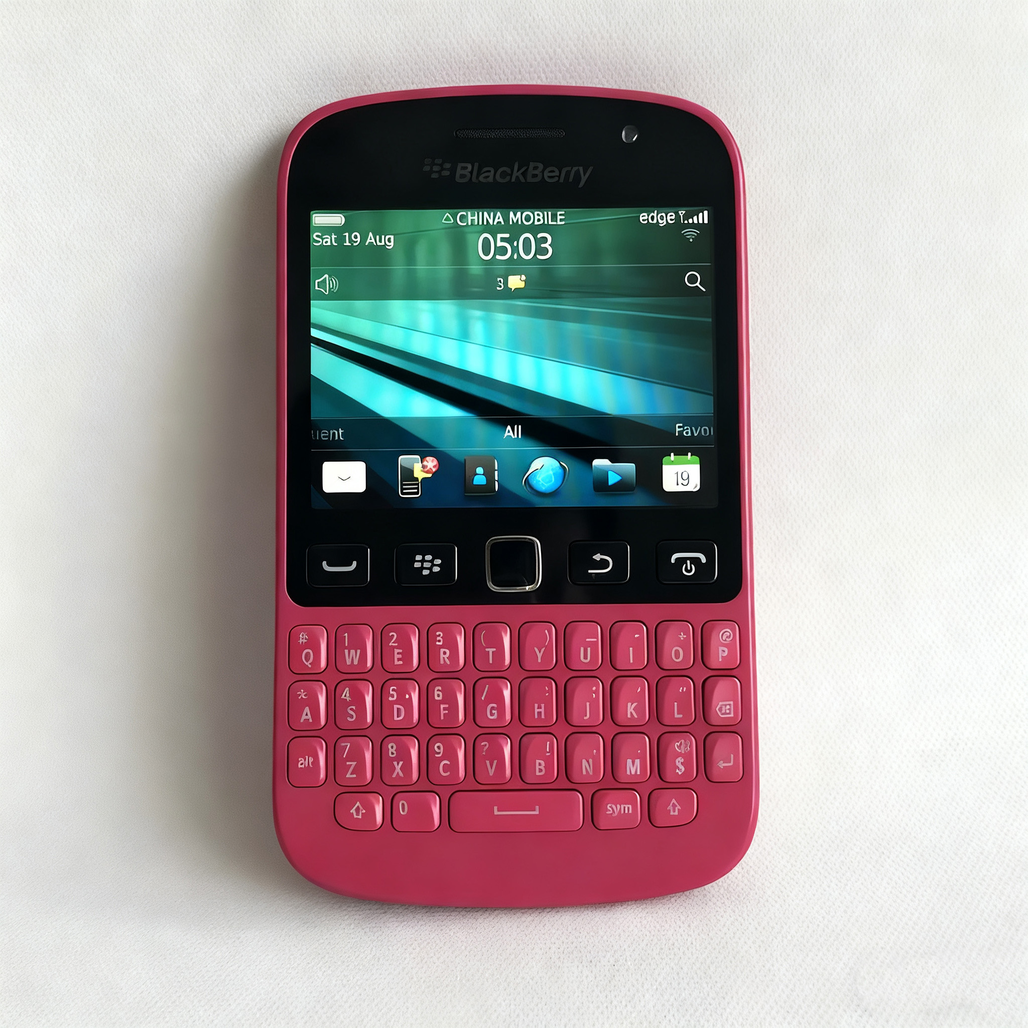 Blackberry 9720 GSM 3G 携帯電話 2.8 "5MP WiFi オリジナルロック解除スマートフォン QWERTY キーボード携帯電話 2013 年製