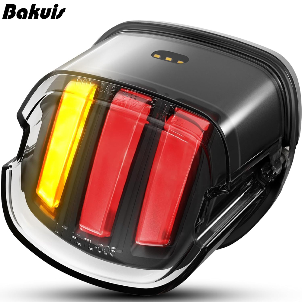 LED テールライト DOT 承認ブレーキテールライト Harley Sportster Dyna Softail Touring Fatboy Electra Heritage Road Glide 用