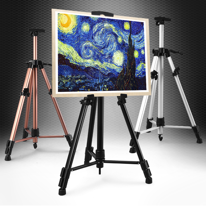 高品質調節可能な三脚絵画イーゼルスタンドアルミ合金キャンバスペイントホルダーディスプレイ画材絵画用
