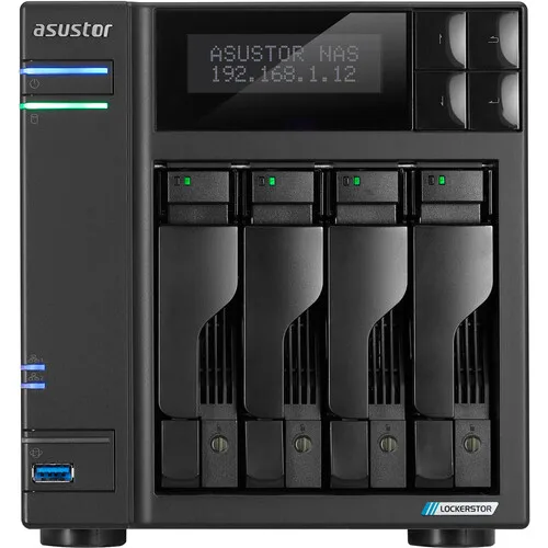 Asustor AS6704T Lockerstor 4 Gen2 4-Bay NAS Network Storage Enclosure SSD with 2.5-Gigabit Ethernet ports PK Synology♪ds923