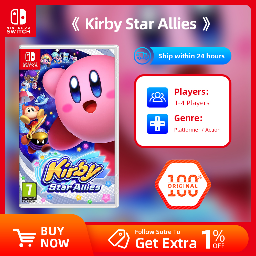Nintendo Switch ゲームセール - 星のカービィ スターアライズ - スタンダー エディション - ゲーム カートリッジ 物理カード サポート TV 卓上 ハンドヘルド MO