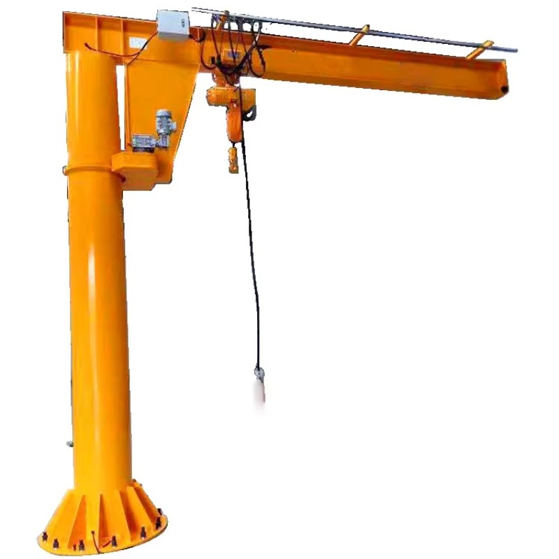 1Ton 2Ton 3Ton フロアマウント電気旋回ジブクレーンヘビーデューティリフティングホイスト産業ワークショップマテリアルハンドリング機器