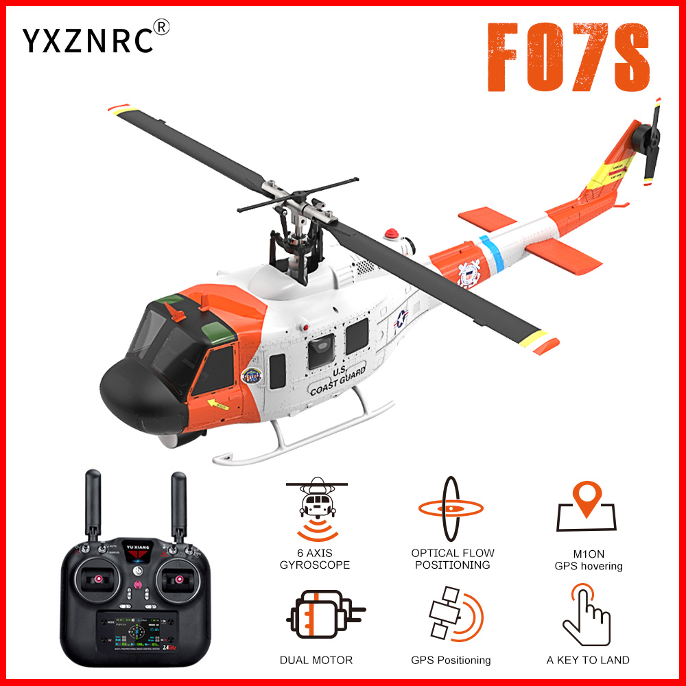 YUXIANG RC ヘリコプター F07S 9CH GPS オプティカルフローポジショニング 5.8 グラムカメラデュアルブラシレスモーター