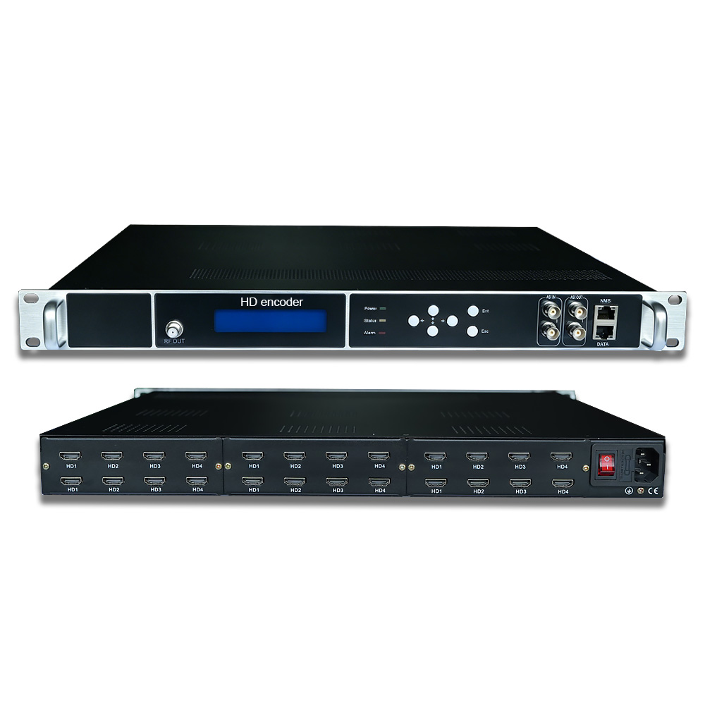 HD エンコーダ CATV エンコーダ MPG4 H.264 H.265 HD to IP トランスコーダ 12/16/20/24 HD 入力 CATV 機器 HD ビデオ エンコーダ